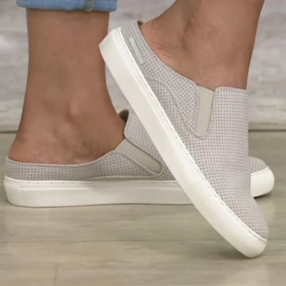 Skechers Vaso Mitad Slip On Sneakers Natural Tan Size 9.5 NIB